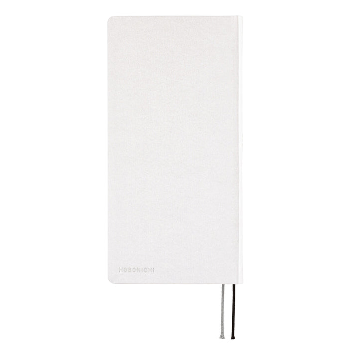 2025 Hobonichi Weeks Hardcover Planner // Paper Series: Platinum White