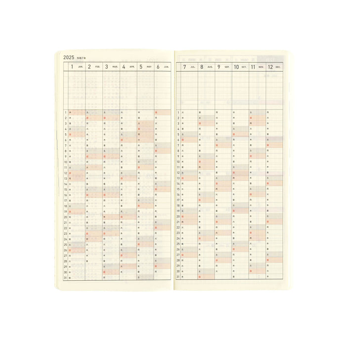 2025 Hobonichi Weeks MEGA Softcover Planner // Sneaker: Leaf Green