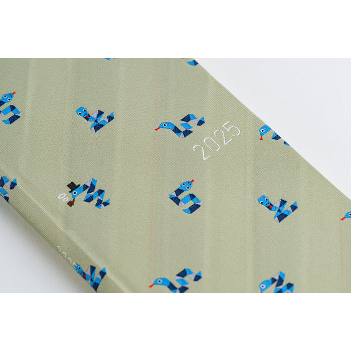 2025 Hobonichi Weeks MEGA Hardcover Planner // Bow & Tie: Snake Toy