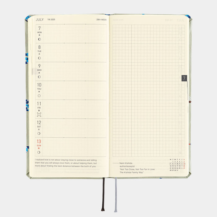 2025 Hobonichi Weeks MEGA Hardcover Planner // Bow & Tie: Snake Toy