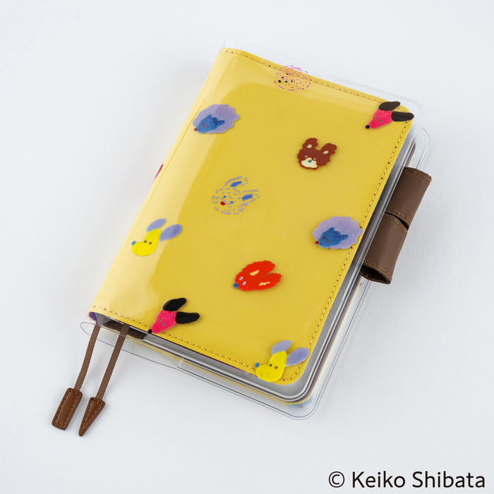 Hobonichi PVC Cover on Cover // Keiko Shibata: Dog Ears Fluttering in the Wind (for A6, A5 and Weeks)