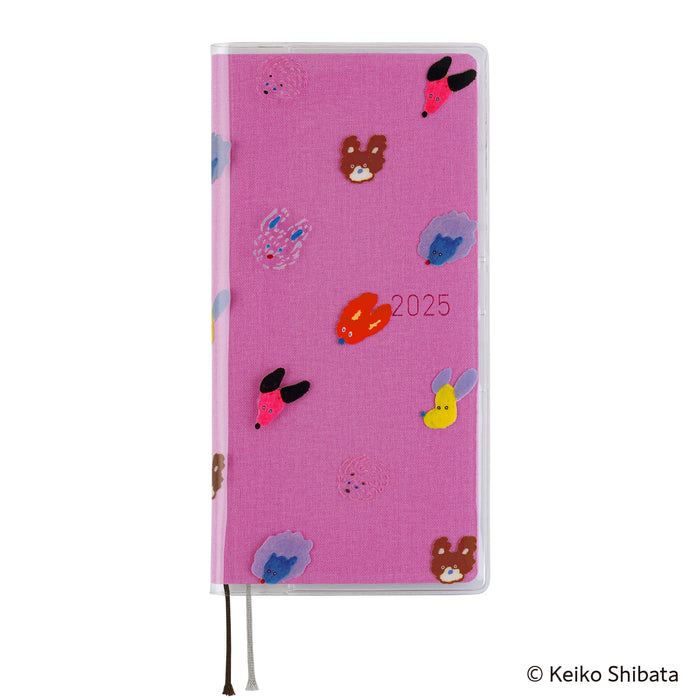 Hobonichi PVC Cover on Cover // Keiko Shibata: Dog Ears Fluttering in the Wind (for A6, A5 and Weeks)