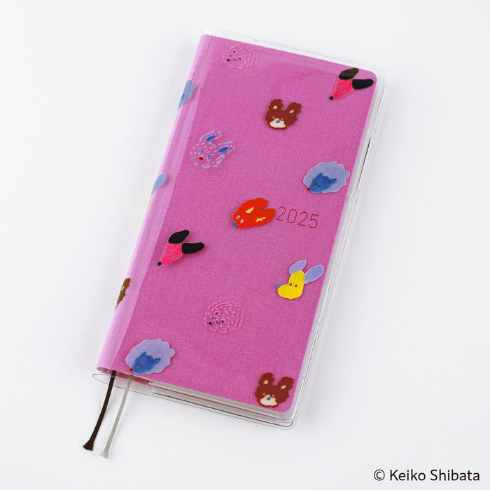 Hobonichi PVC Cover on Cover // Keiko Shibata: Dog Ears Fluttering in the Wind (for A6, A5 and Weeks)