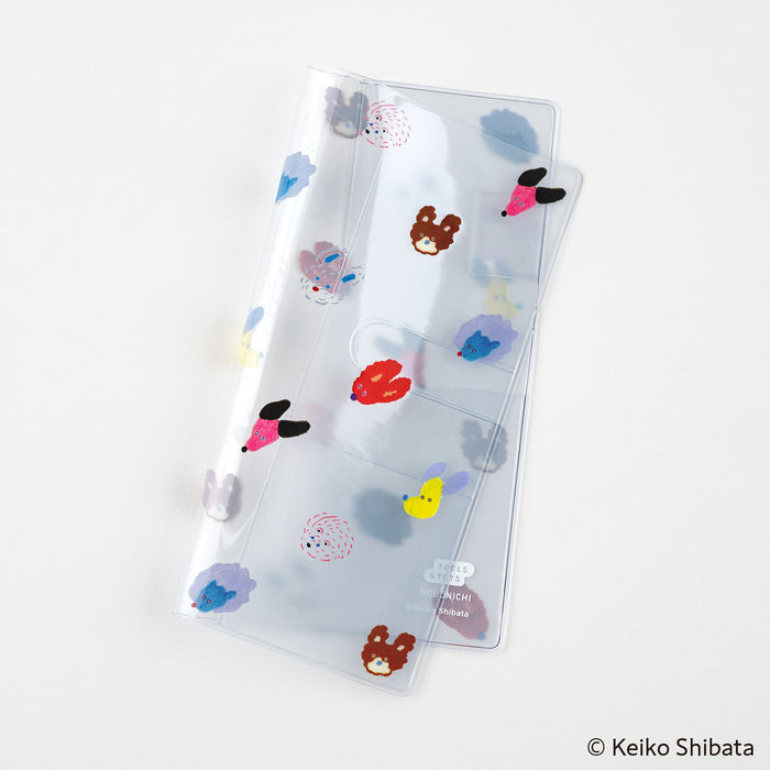 Hobonichi PVC Cover on Cover // Keiko Shibata: Dog Ears Fluttering in the Wind (for A6, A5 and Weeks)