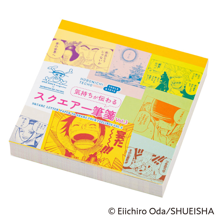 Hobonichi ONE PIECE Magazine: Square Letter Paper to Share Your Feelings Vol. 3