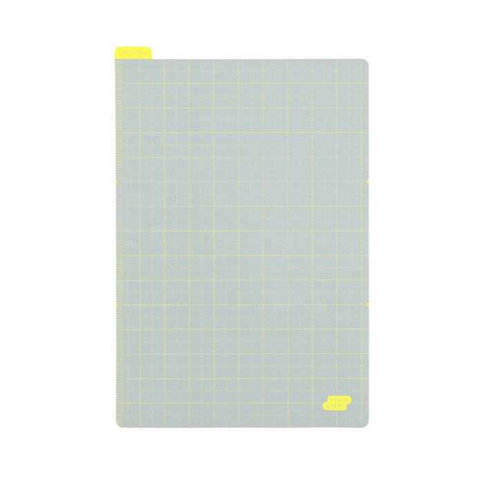 Hobonichi Pencil Board: Ice Gray x Yellow (Weeks/A6/A5 Size)