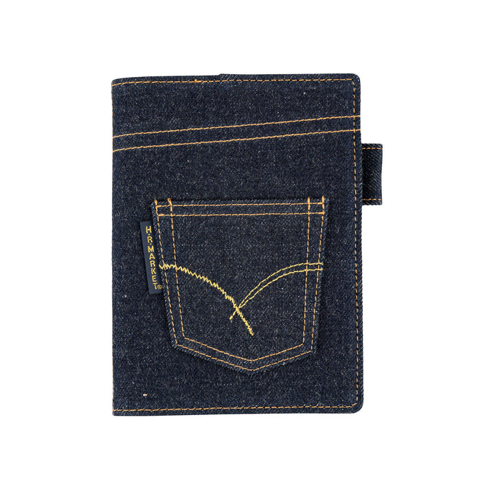 Hobonichi [5-Year Techo] Cover: Hollywood Ranch Market: Indigo Jeans Pocket (A6/A5 Size)