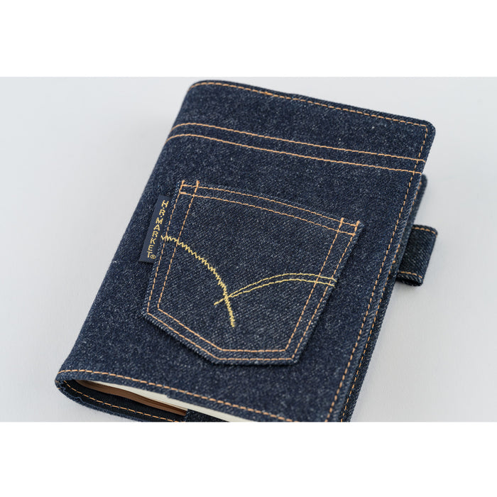 Hobonichi [5-Year Techo] Cover: Hollywood Ranch Market: Indigo Jeans Pocket (A6/A5 Size)