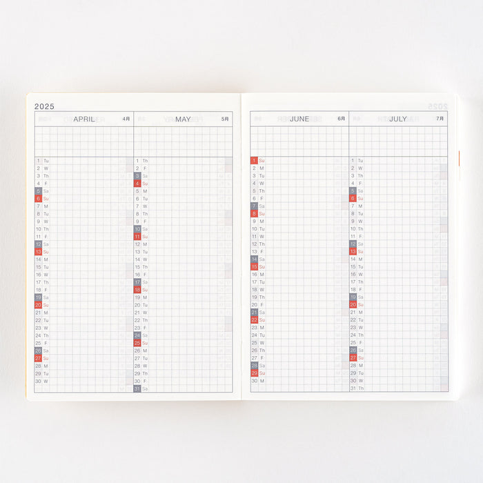 2025 Hobonichi Techo Book (English)