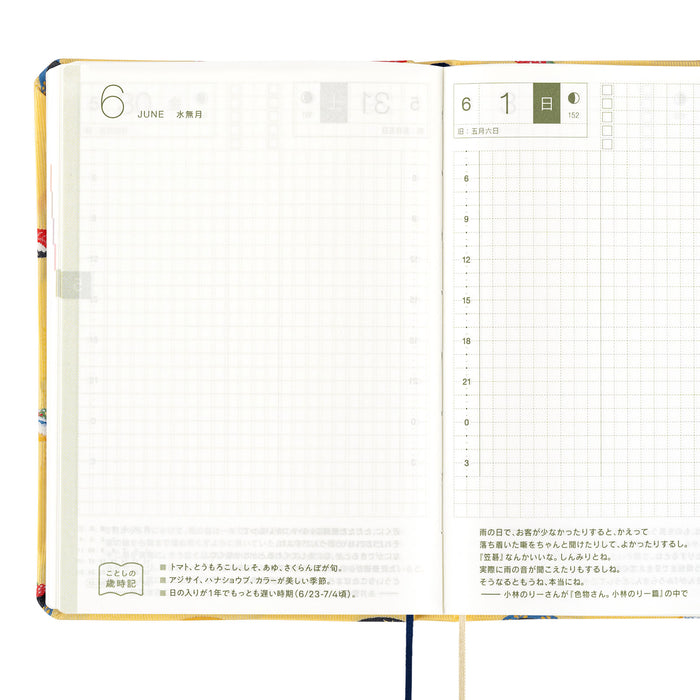 2025 Hobonichi Techo HON // Bow & Tie: Sushi