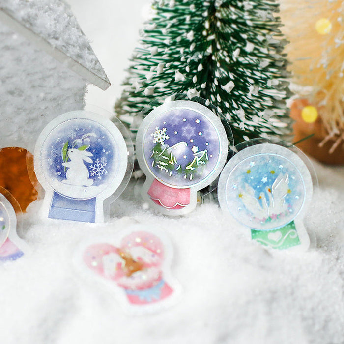BGM Winter Limited Flake Stickers | Snow Globe