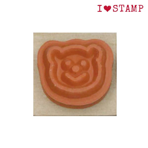 Kodomo No Kao Mini Rubber Stamp // Bear