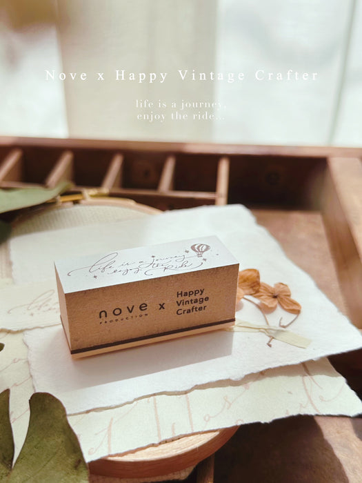 Nove Production x Happy Vintage Crafter Rubber Stamp
