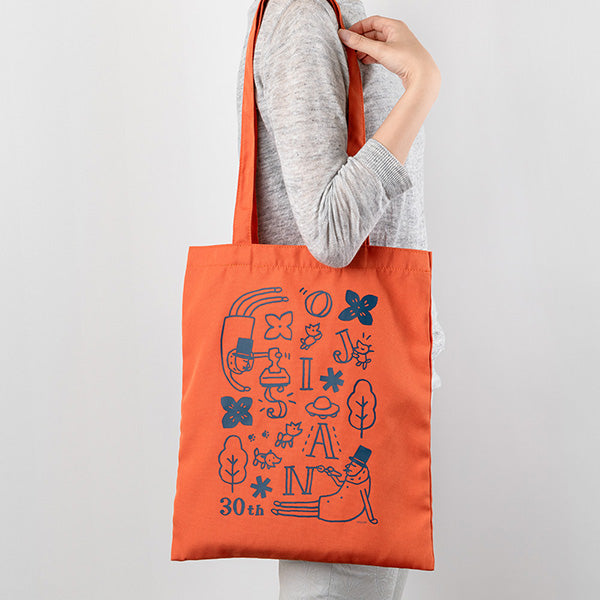 MIDORI Ojisan 30th Anniversary Tote Bag // Red