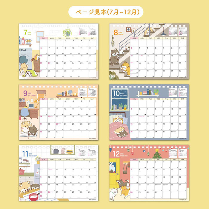 2025 Mind Wave Desk Calendar (B6 Size)