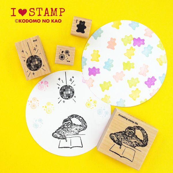 Kodomo No Kao Mini Rubber Stamp // Gummy Bear