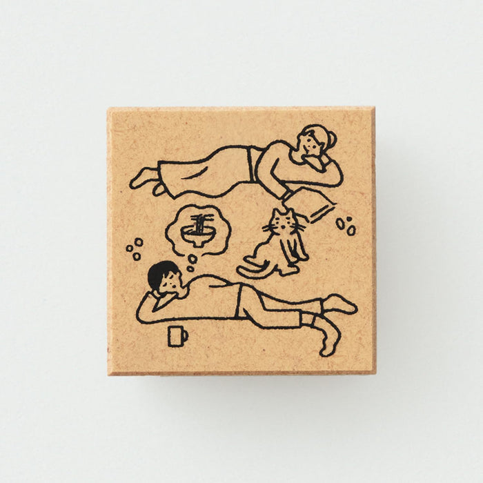 Rest & Chill Rubber Stamp