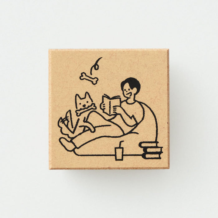 Rest & Chill Rubber Stamp