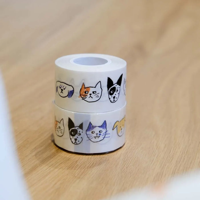 The Little k9s Die-Cut Clear Sticker Roll // Doodle