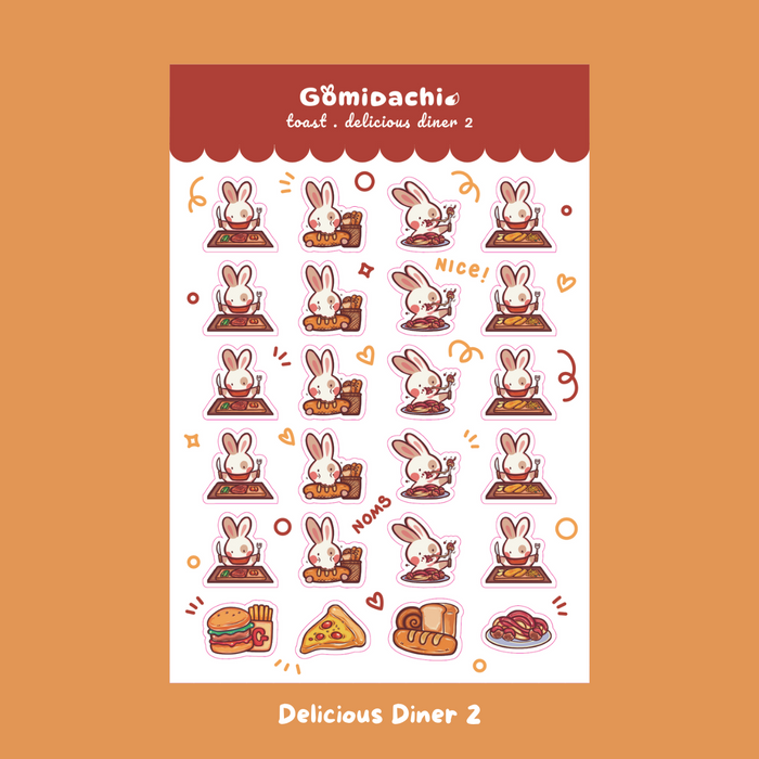 Gomidachi Planner Sticker Sheet // Food is Life