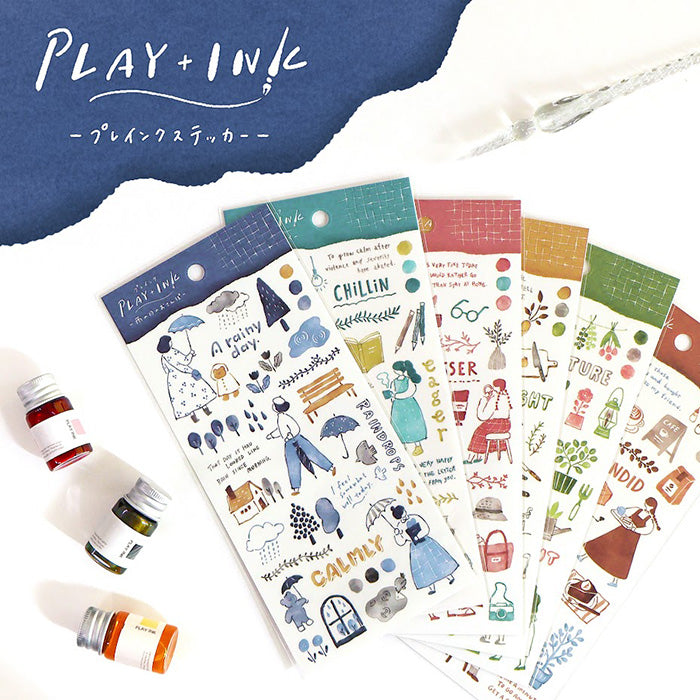 Mind Wave Play Ink Sticker Sheet