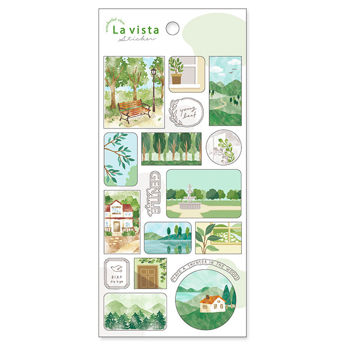 Mind Wave La vista Sticker Sheet