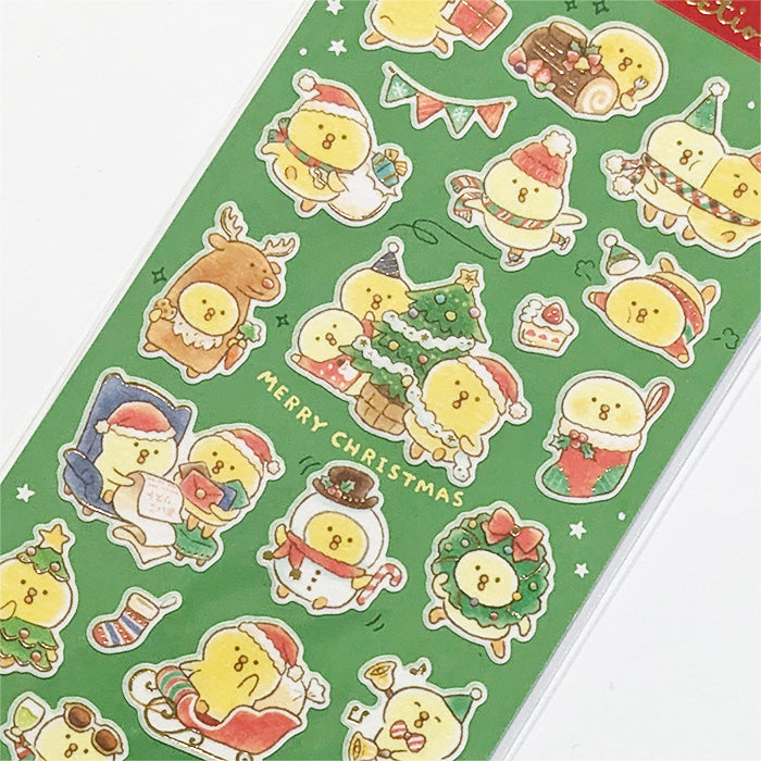 Mind Wave Christmas Stickers // Merry Christmas, Piyokomame