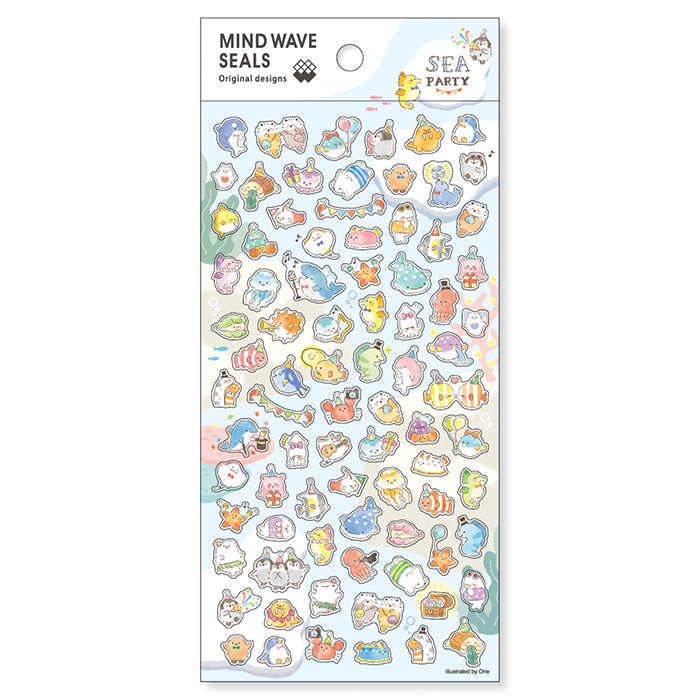 Mind Wave Sea Party Sticker Sheet