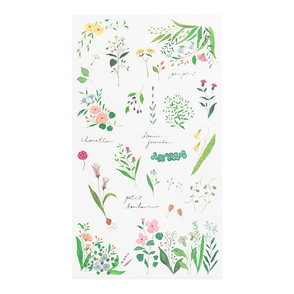 MIDORI Transfer Sticker // Flowering Plants