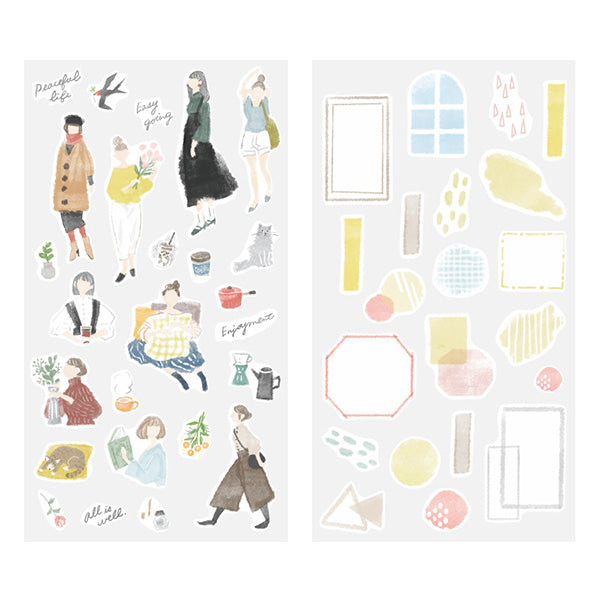 Midori Two Sheet Sticker / Fashion