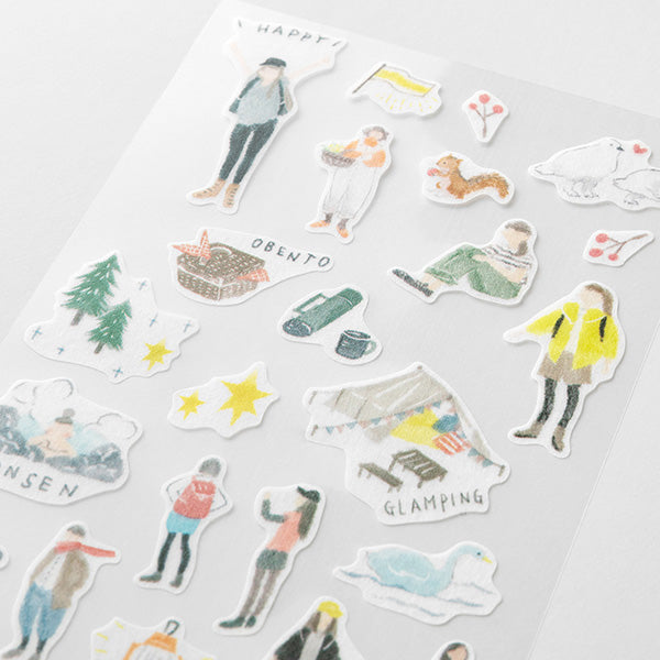 Midori Two Sheet Sticker / Going Out