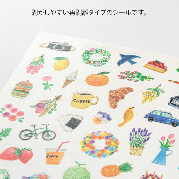 Midori Yuru Log Sticker / Motif