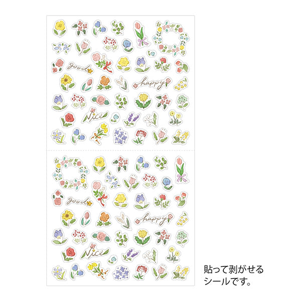 Midori Planner Sticker / Wild Flowers