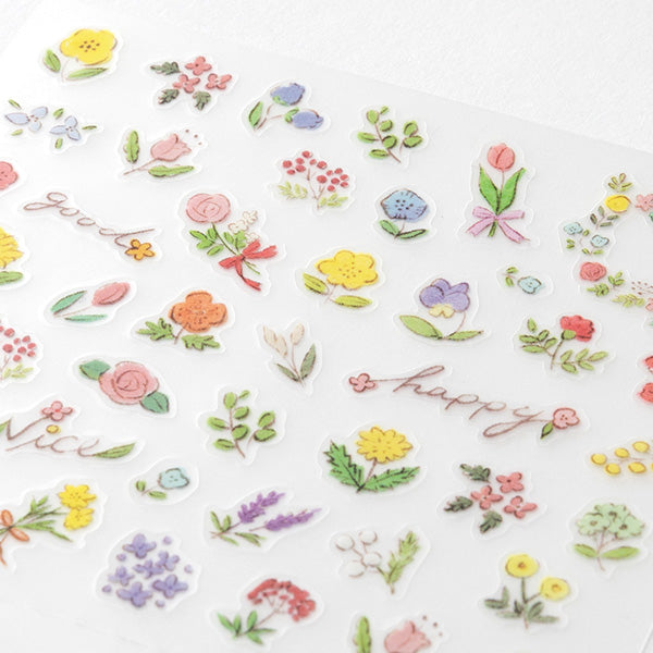 Midori Planner Sticker / Wild Flowers