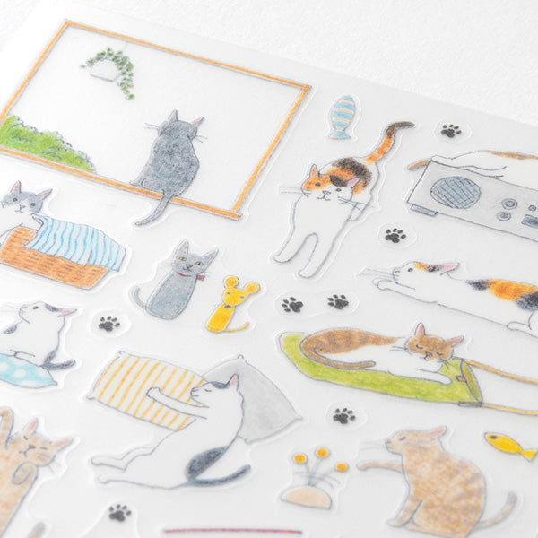 Midori Planner Sticker / Cat (M)