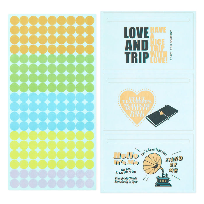 [PRE-ORDER] 2025 TRAVELER'S notebook Customized Sticker Set // LOVE AND TRIP