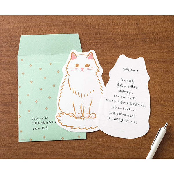 Midori Die Cut Letter Set // Cat