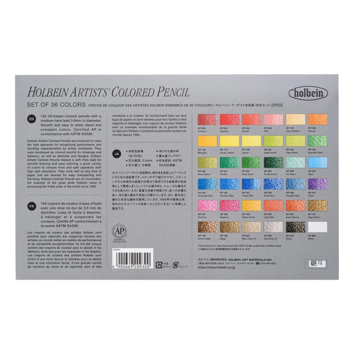 Holbein Artists Color Pencils // 36 Colors