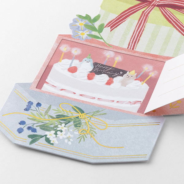 MIDORI Peel Back Greeting Card // Birthday Present