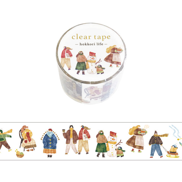 Mind Wave Hokkori Life Christmas Clear Tape // Winter