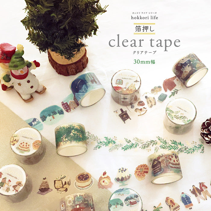 Mind Wave Hokkori Life Christmas Clear Tape // Winter