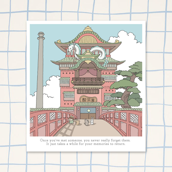 Sourteahouse Art Print // Spirited Away