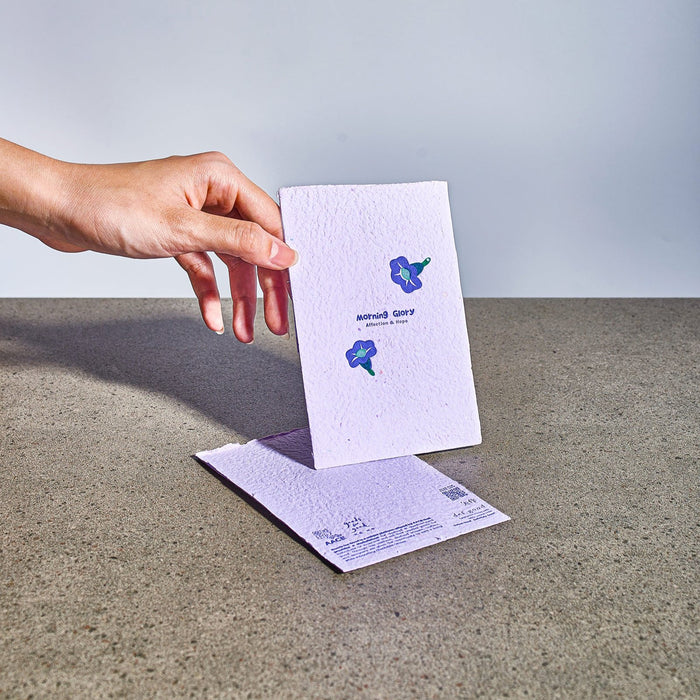 Goods for Good Letterpress Card // Purple Blossom Series