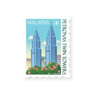 Loka Made Adventure Luggage Sticker // Malaysia (1 Piece)