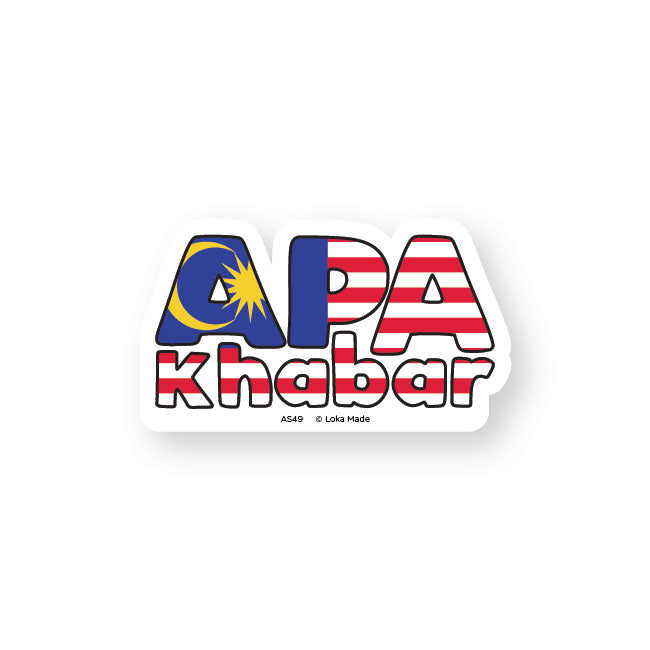 Adventure Seal Luggage Sticker Speak Like A Local_Malaysia (1 Piece)