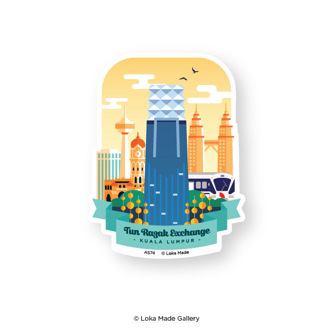 Adventure Seal Luggage Sticker Tun Razak Exchange (1 Piece)