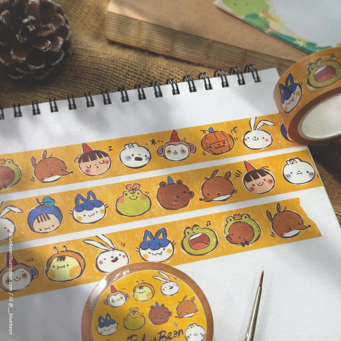 BlueBean 蓝豆 Washi Tape // Buddies