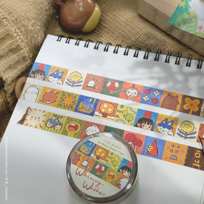 BlueBean 蓝豆 Washi Tape // Whimsy Wishes