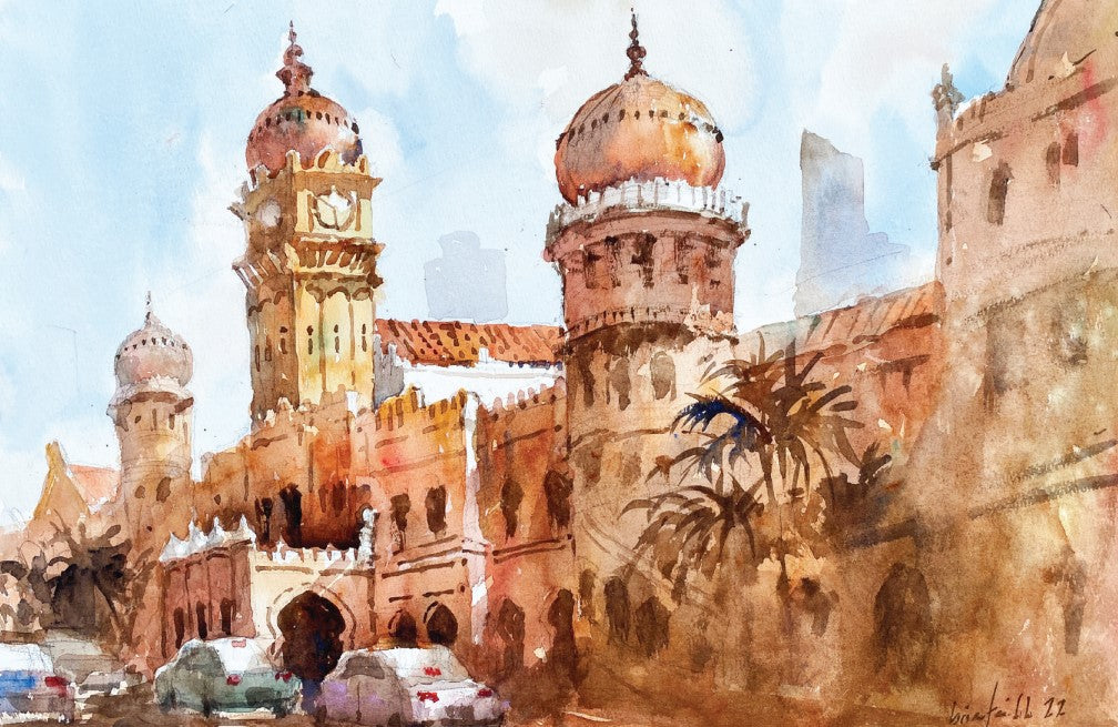 Bangunan Sultan Abdul Samad Postcard by Brian Tai