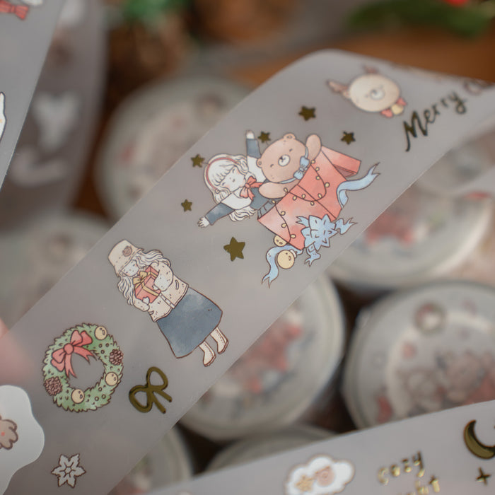 Qiara PET Tape // Beary Christmas (Matte)